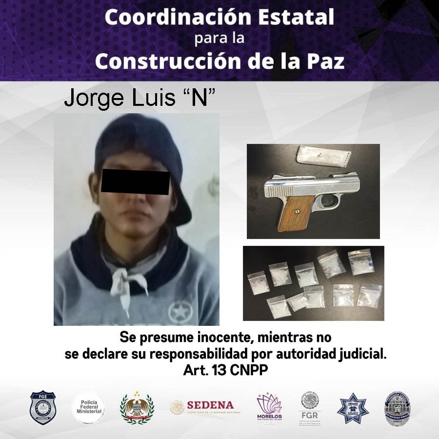 Arresta Mando Coordinado Polic A Morelos A Individuo Por Delitos De