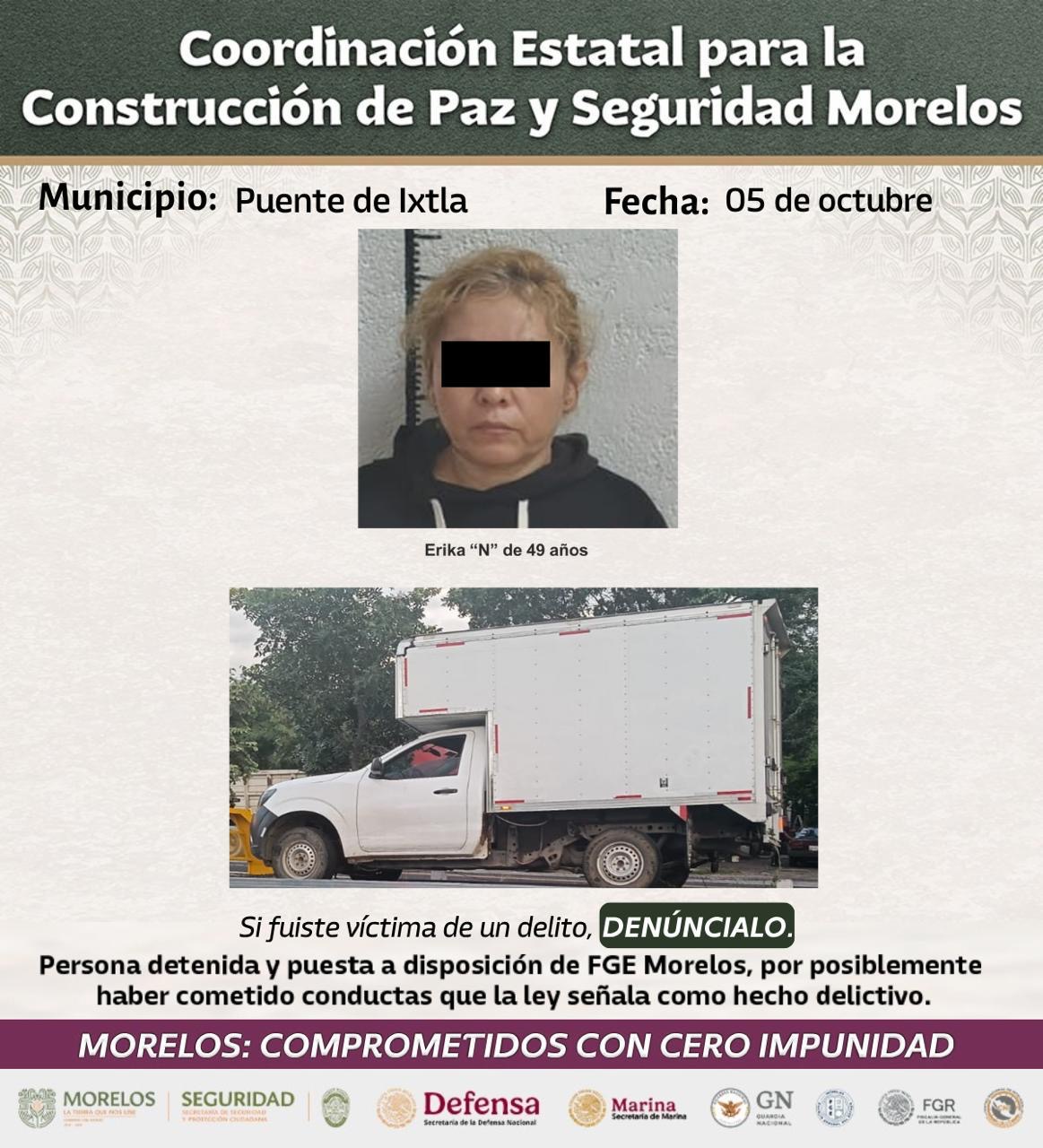 PRESENTAN INTEGRANTES DE LA MESA DE CONSTRUCCIÓN DE PAZ Y SEGURIDAD 31 DETENCIONES RELEVANTES