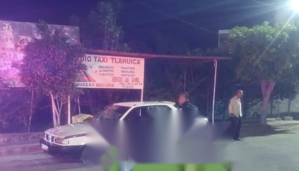 Atacan a balazos a taxista en La Huizachera de Yautepec