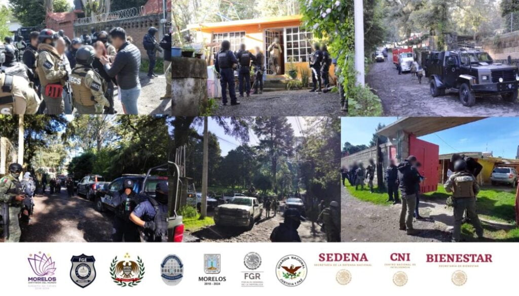 Autoridades de la Mesa de Seguridad en Morelos implementan acciones operativas en el municipio de Huitzilac