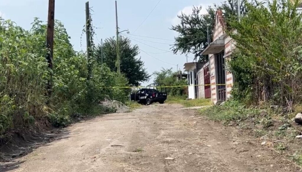 Dos hombres fueron asesinados a tiros, la mañana de este domingo en Temixco