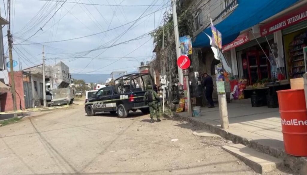 Un hombre fue asesinado a tiros, la tarde de este sábado, en Tepoztlán