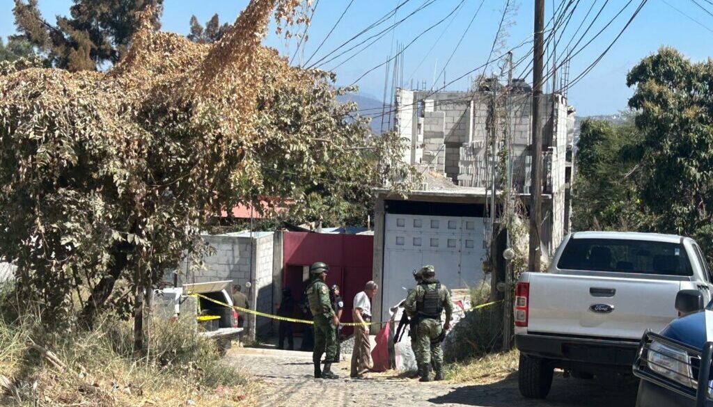 Ultimaron a un hombre en la colonia Jardines de Jiutepec, la mañana de este domingo