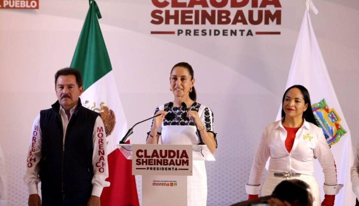 Claudia Sheinbaum en Tehuacán