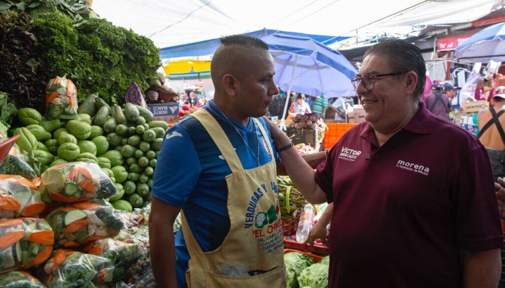 Víctor Mercado y comerciantes del ALM comparten ideas para mejora de instalaciones y servicios