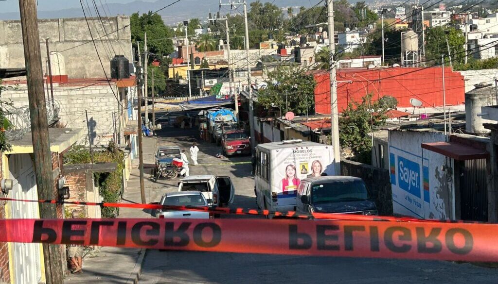 Un comerciante fue asesinado a tiros, la mañana de este miércoles, en Cuernavaca