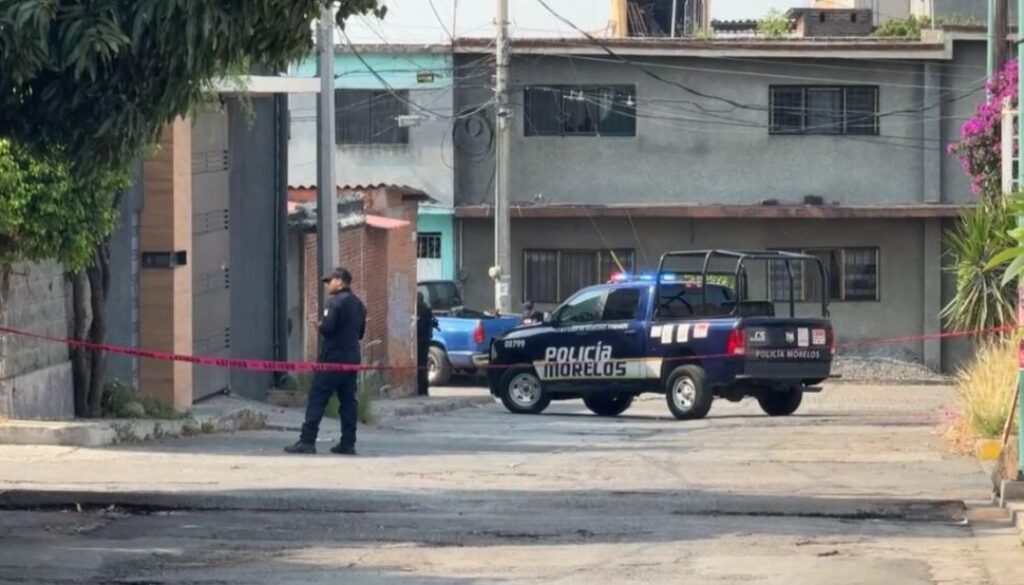 Esta mañana de jueves se registró un ataque armado que dejó una persona sin vida, en Jiutepec