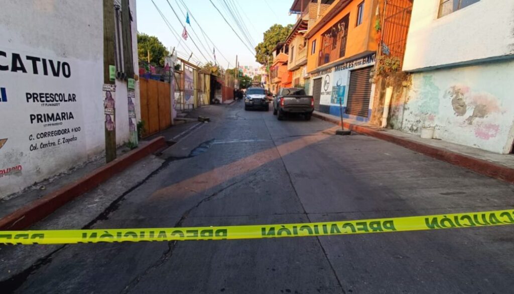 Durante la madrugada del domingo, un hombre fue asesinado a balazos, en el municipio de Emiliano Zapata