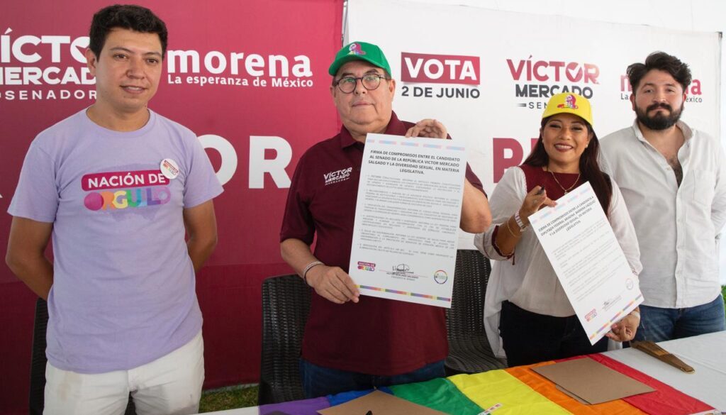 Desde el Senado inpulsaré iniciativas a favor de la diversidad sexual y los derechos de la comunidad LGBTTIQ+: Víctor Mercado