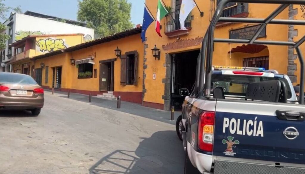 Pese a la vigilancia que existe en el centro de Cuernavaca, un grupo armado disparó contra un negocio