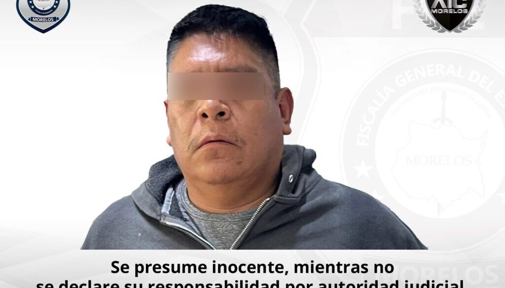 AIC Morelos realiza aprehensión de Alcalde de Acteopan Puebla por el feminicidio de su esposa