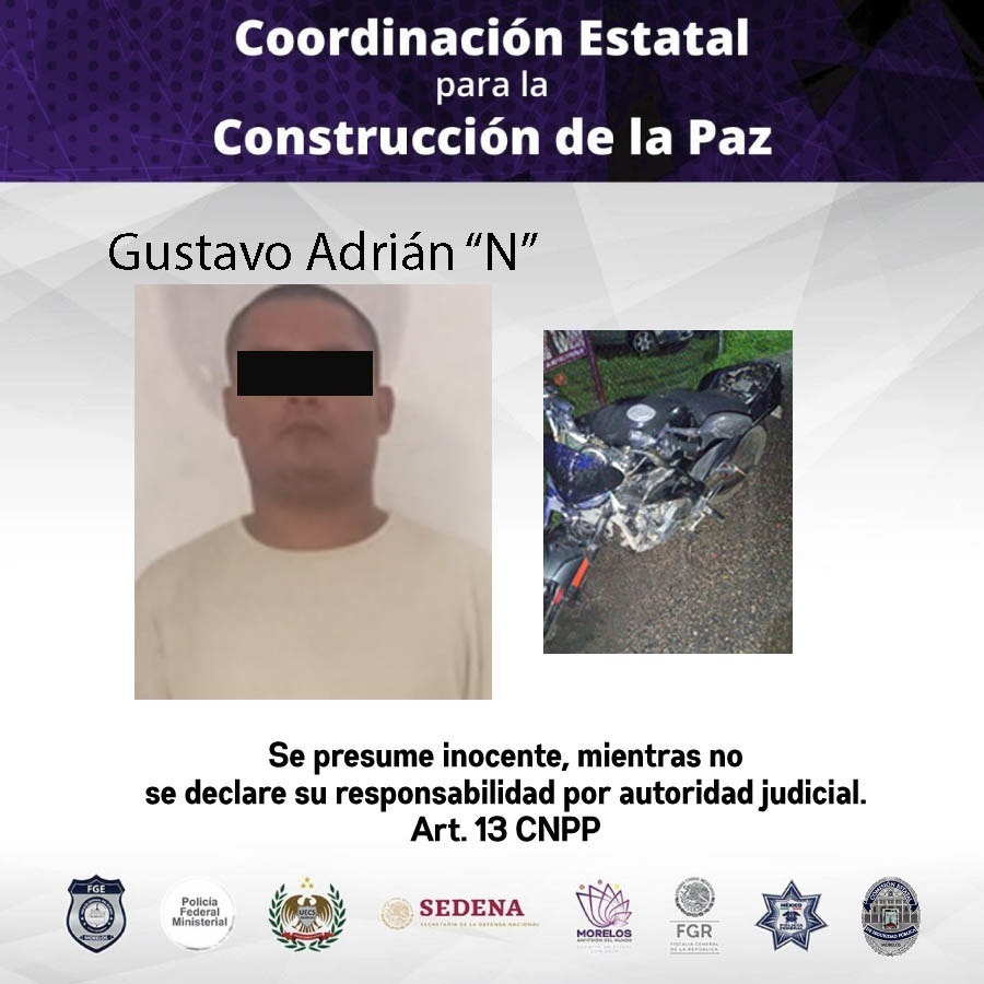 Detiene Policía Morelos a hombre por posesión de vehículo robado