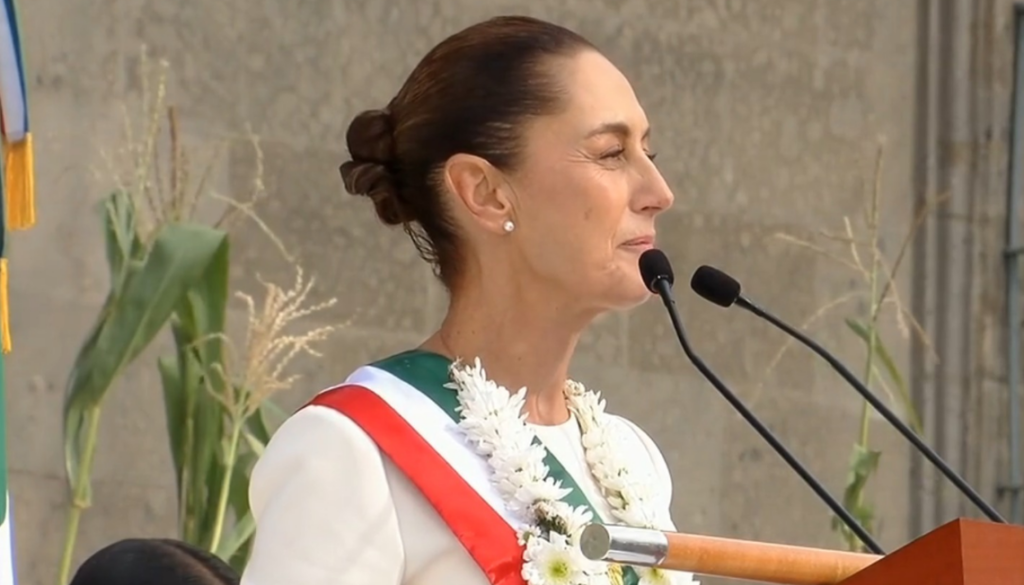 Claudia Sheinbaum da su primer discurso en el Zócalo como presidenta