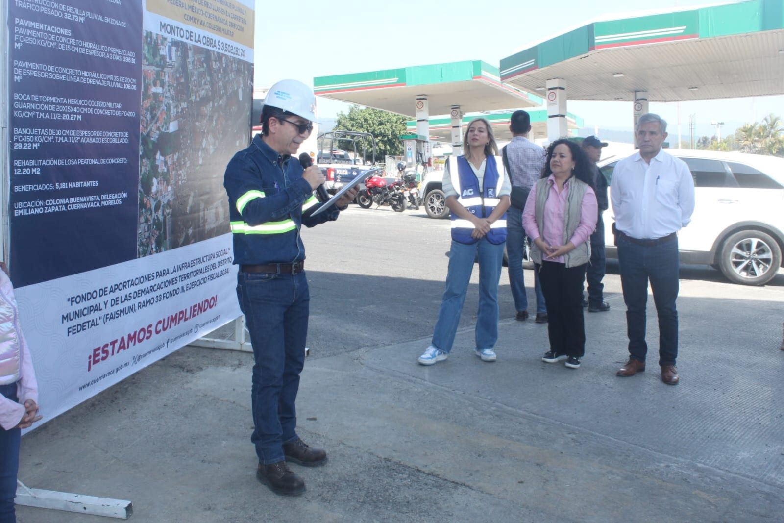 Al concluir el año, entrega Alcalde de Cuernavaca obra de la nueva red de drenaje pluvial y rehabilitación de rejillas en Buenavista