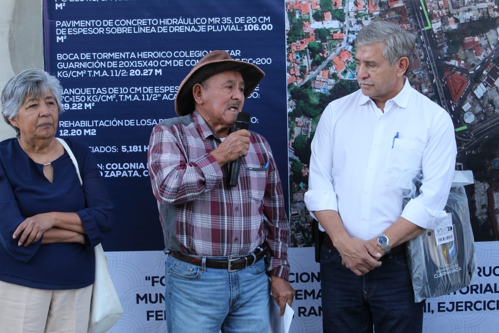 Al concluir el año, entrega Alcalde de Cuernavaca obra de la nueva red de drenaje pluvial y rehabilitación de rejillas en Buenavista