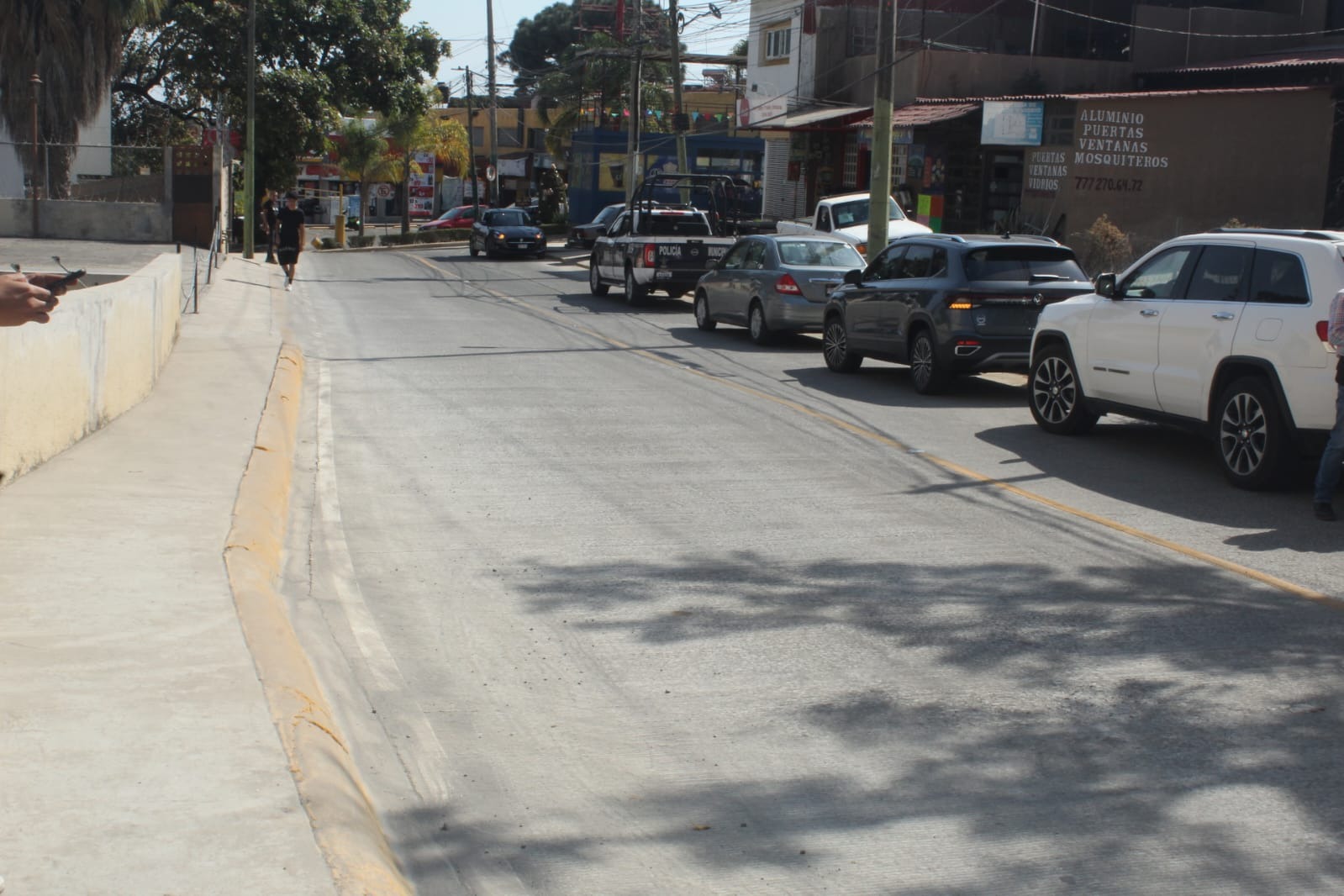 José Luis Urióstegui entrega obra de rehabilitación del drenaje sanitario y pavimento hidráulico en la calle Lomas de Tzompantle