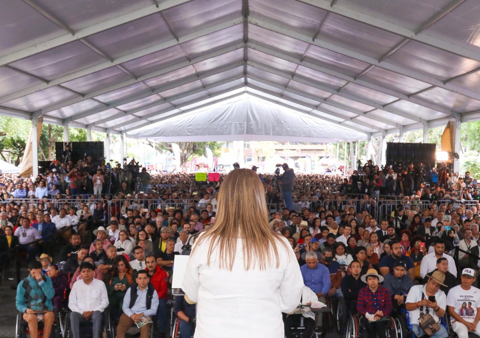 Impulsa Margarita González Saravia diálogo, unidad y honestidad como planes de justicia social y bienestar para el pueblo de Morelos