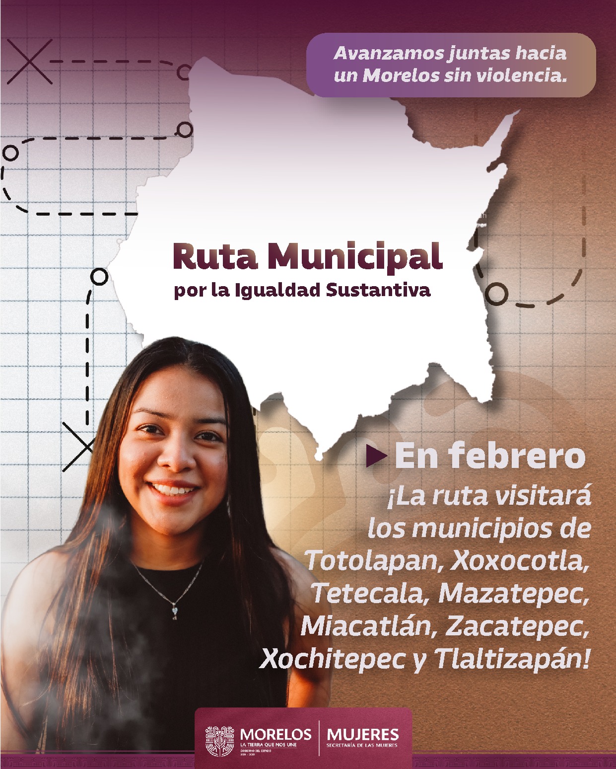 Lista Ruta Municipal por la Igualdad Sustantiva para visitar ocho demarcaciones