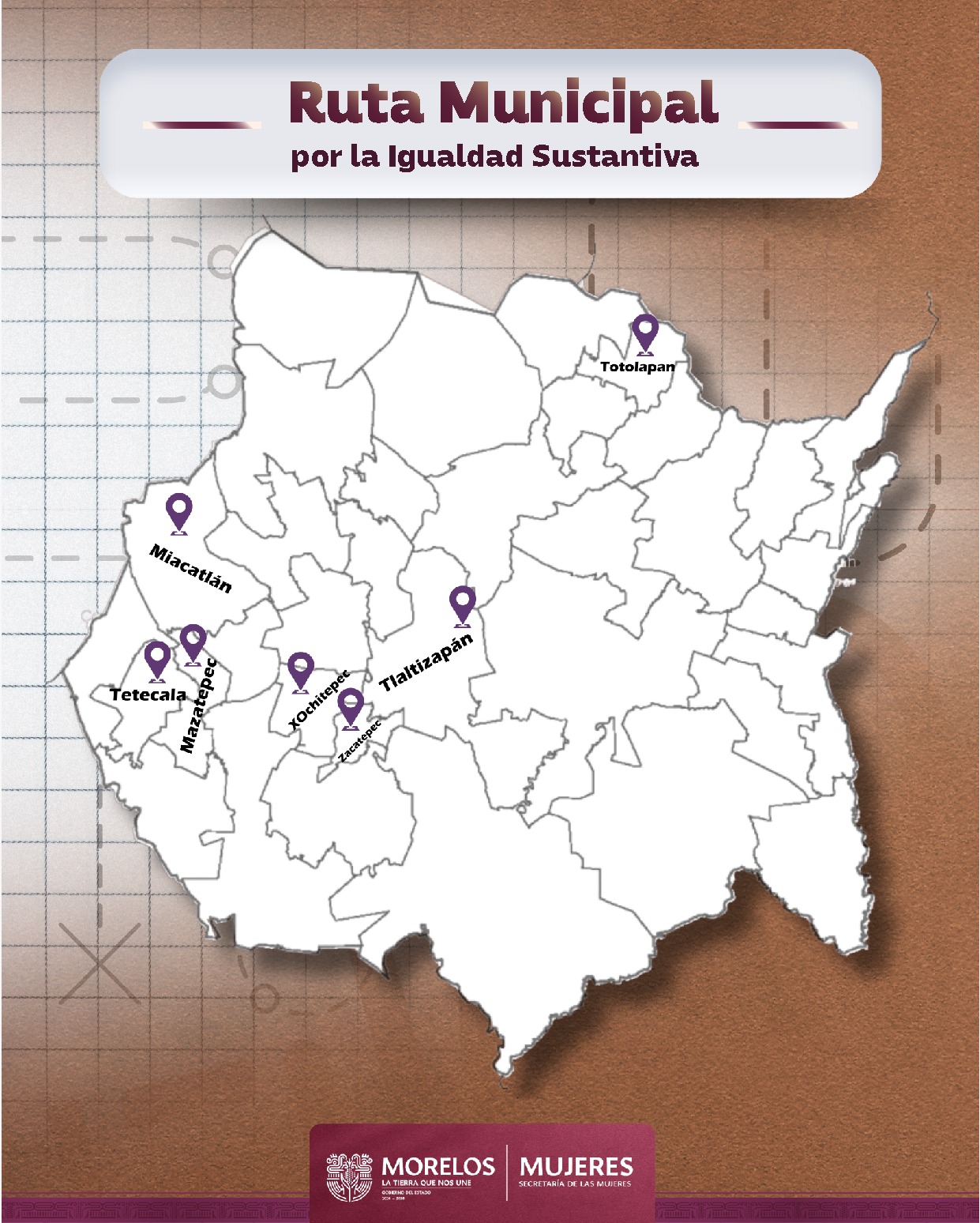 Lista Ruta Municipal por la Igualdad Sustantiva para visitar ocho demarcaciones