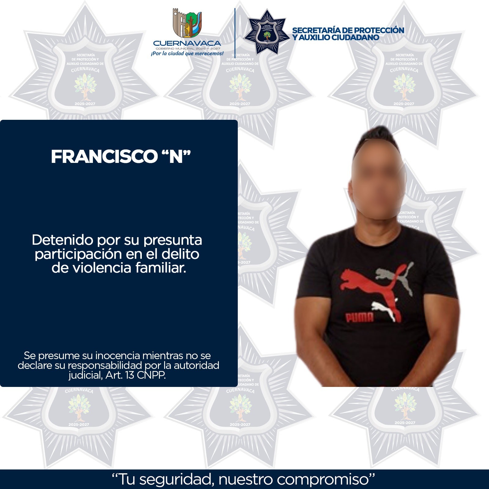 SEPRAC sigue registrando cifras récords en materia de prevención y combate a la delincuencia en Cuernavaca