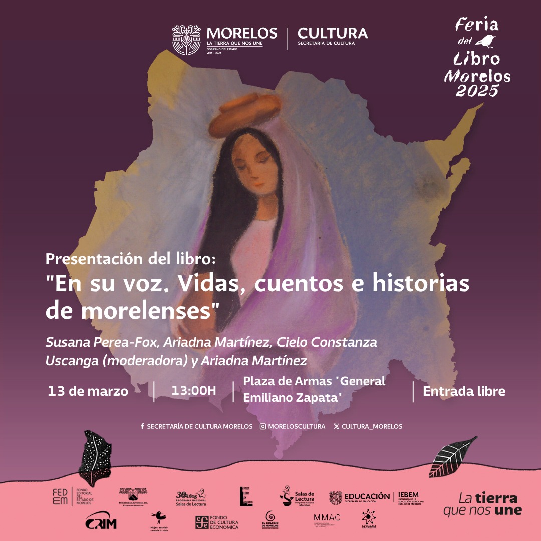 Presenta Feria del Libro Morelos 2025 una jornada literaria con su historia, narrativa y poesía