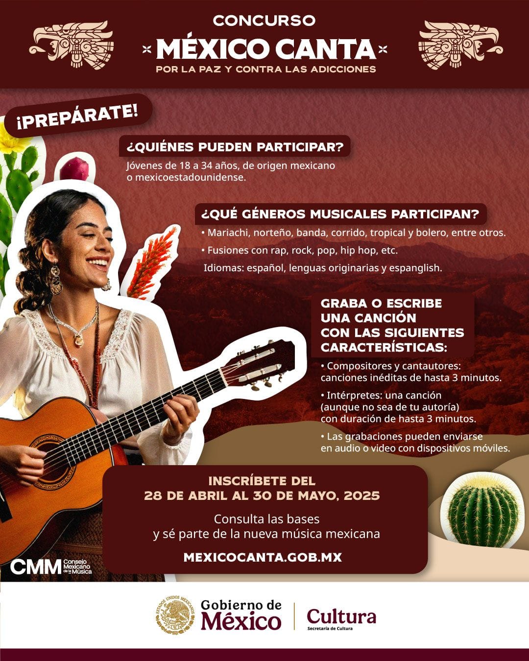 IMPULSA GOBIERNO DE MORELOS TALENTO MUSICAL EN FAVOR DE LA PAZ Y PREVENCIÓN DE ADICCIONES IMPULSA GOBIERNO DE MORELOS TALENTO MUSICAL EN FAVOR DE LA PAZ Y PREVENCIÓN DE ADICCIONES