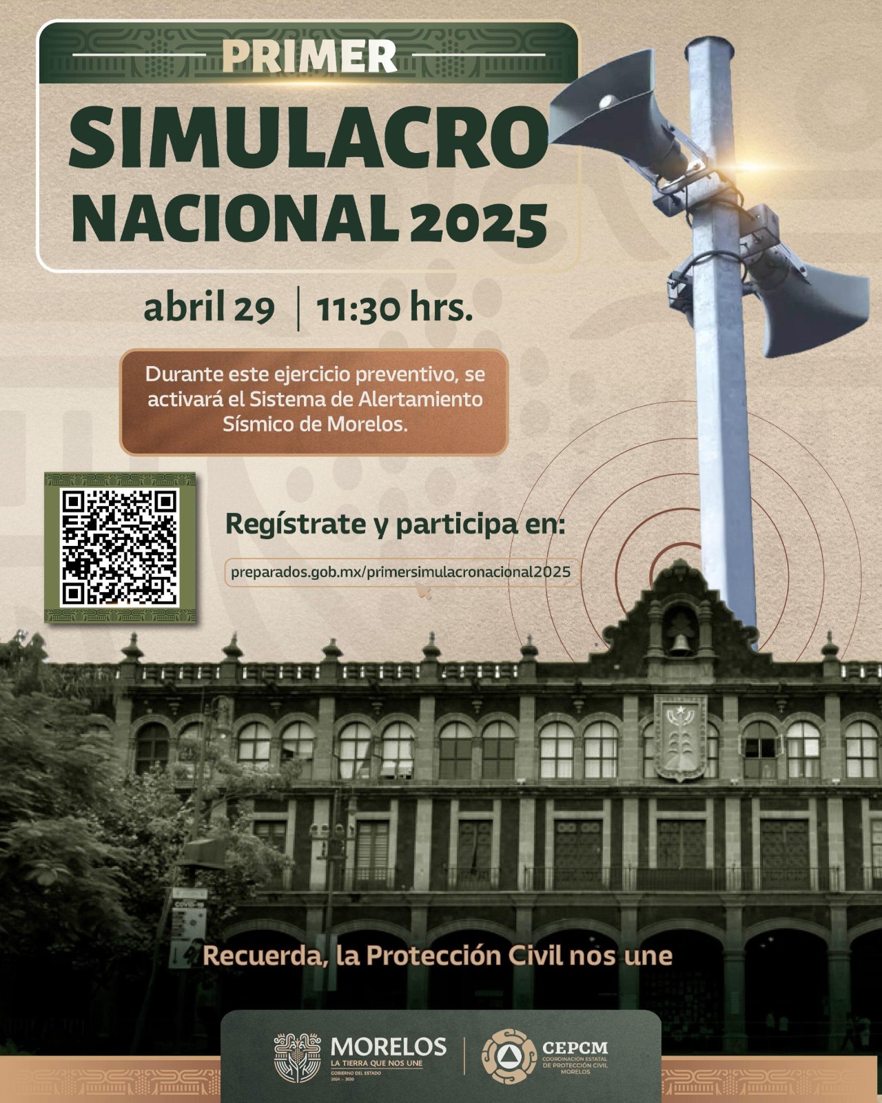 EXHORTA CEPCM A PARTICIPAR EN EL SIMULACRO NACIONAL 2025 - La cronica ...