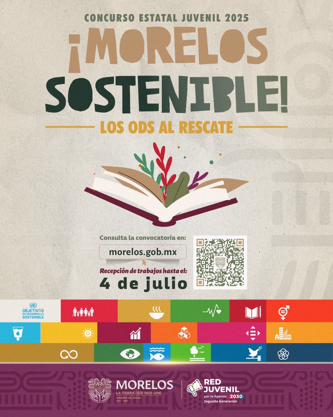 LISTA CONVOCATORIA DEL CONCURSO ESTATAL JUVENIL 2025 MORELOS SOSTENIBLE, “LOS ODS AL RESCATE” LISTA CONVOCATORIA DEL CONCURSO ESTATAL JUVENIL 2025 MORELOS SOSTENIBLE, “LOS ODS AL RESCATE”