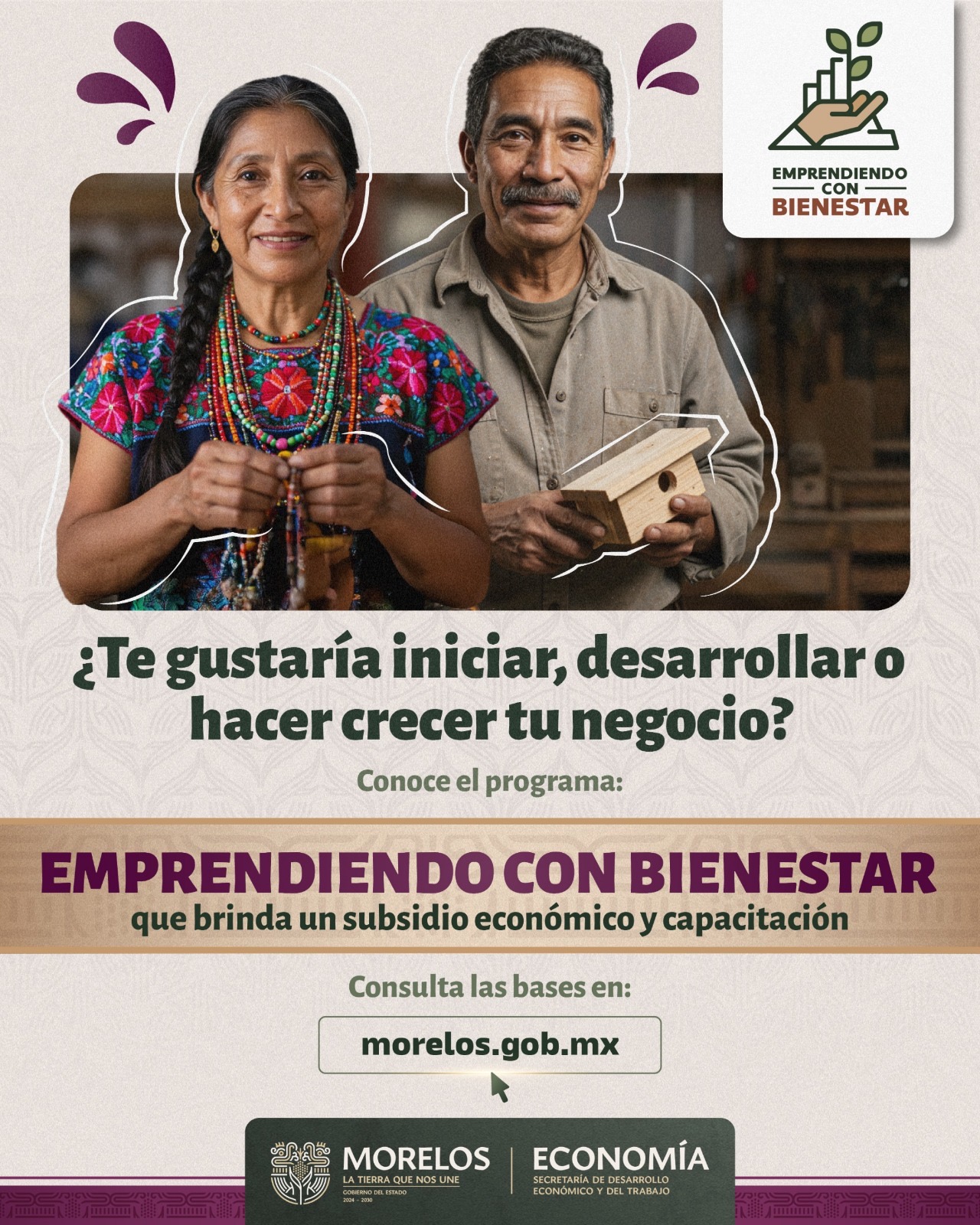 IMPULSA GOBIERNO DE MORELOS EL EMPRENDIMIENTO LOCAL CON FORMACIÓN Y APOYO ECONÓMICO IMPULSA GOBIERNO DE MORELOS EL EMPRENDIMIENTO LOCAL CON FORMACIÓN Y APOYO ECONÓMICO