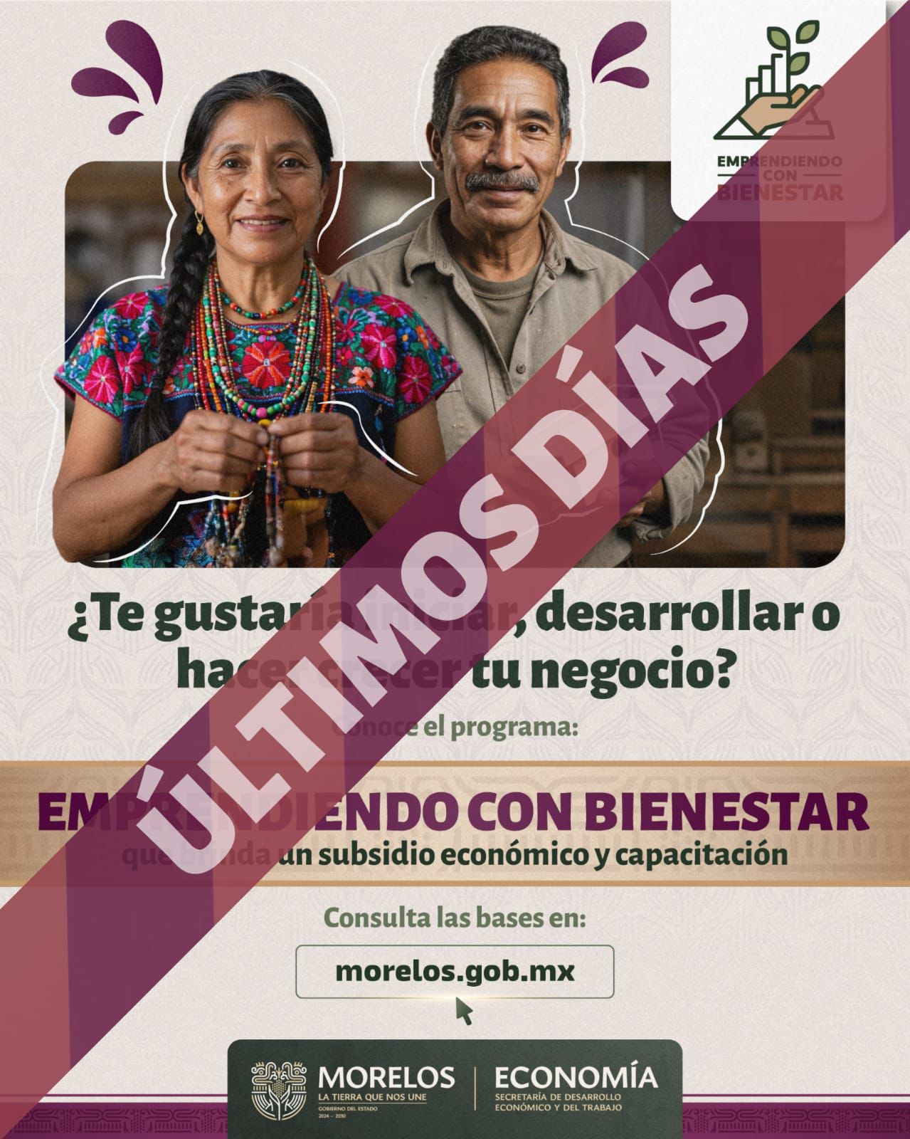 INVITA SDEYT A PROVECHAR ÚLTIMO DÍA DE REGISTRO AL PROGRAMA “EMPRENDIENDO CON BIENESTAR” INVITA SDEYT A PROVECHAR ÚLTIMO DÍA DE REGISTRO AL PROGRAMA “EMPRENDIENDO CON BIENESTAR”