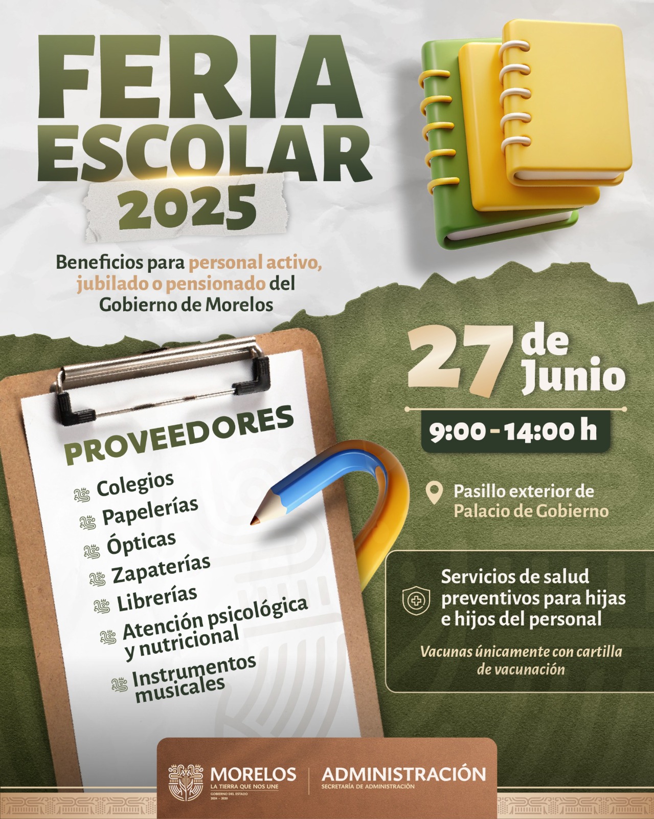 IMPULSA GOBIERNO DE MORELOS ACCIONES PARA EL BIENESTAR DE LAS Y LOS SERVIDORES PÚBLICOS Y SUS FAMILIAS IMPULSA GOBIERNO DE MORELOS ACCIONES PARA EL BIENESTAR DE LAS Y LOS SERVIDORES PÚBLICOS Y SUS FAMILIAS
