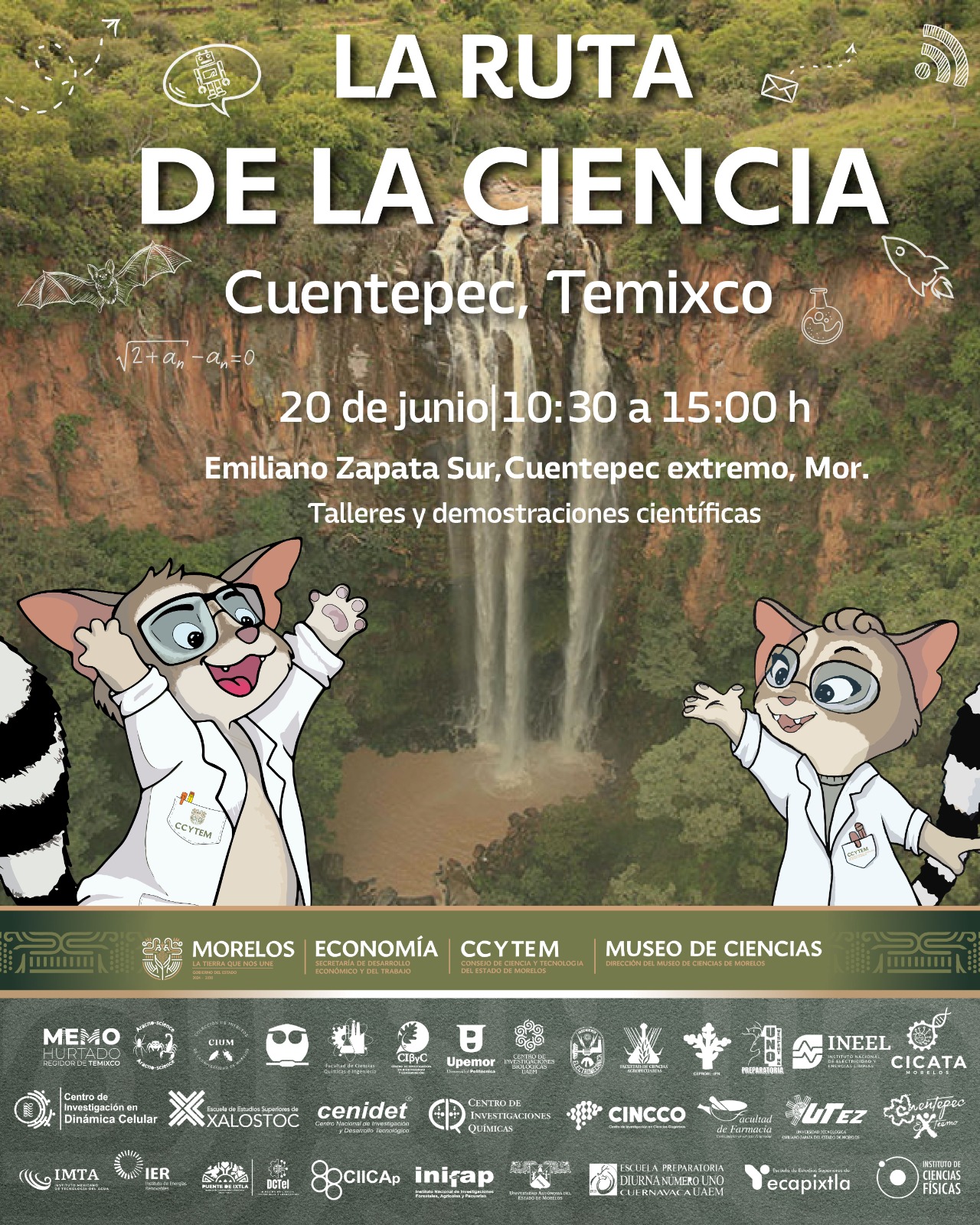 ALISTA CCYTEM CELEBRACIÓN DE FERIA CIENTÍFICA COMUNITARIA EN CUENTEPEC