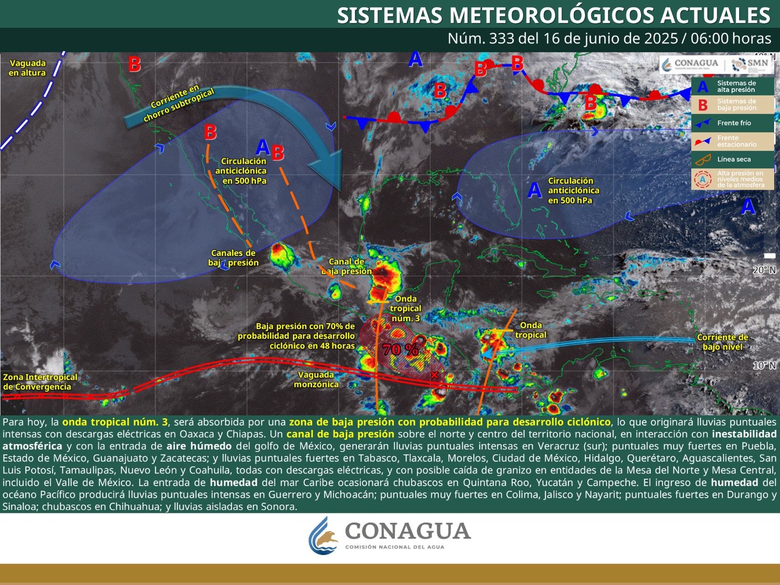INESTABILIDAD ATMOSFÉRICA PARA ESTA SEMANA EN MORELOS