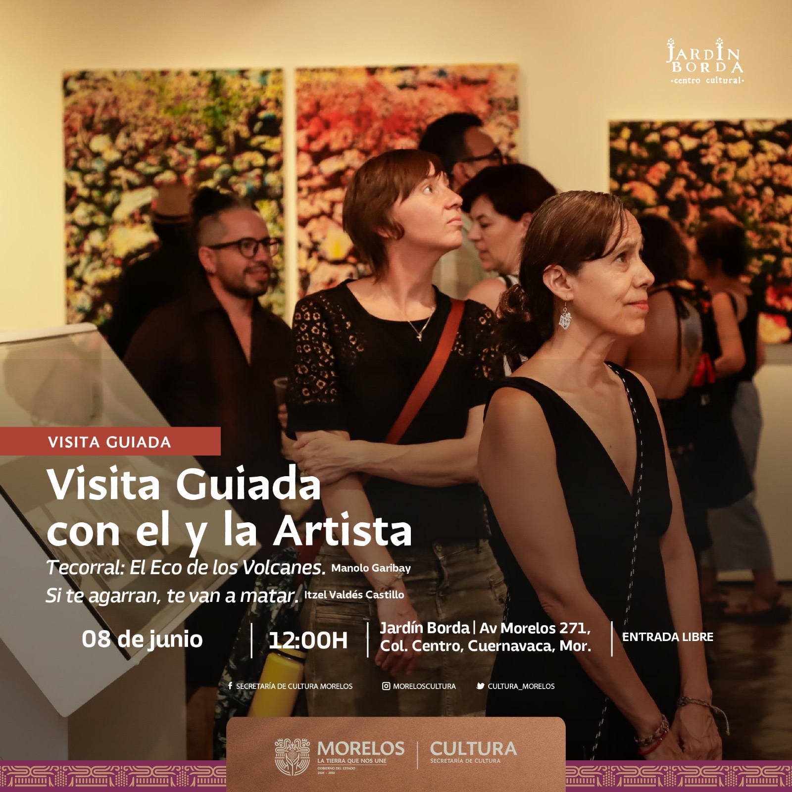 INVITA SECRETARÍA DE CULTURA A RECORRER EXPOSICIONES EN EL JARDÍN BORDA CON PRESENCIA DE ARTISTAS INVITA SECRETARÍA DE CULTURA A RECORRER EXPOSICIONES EN EL JARDÍN BORDA CON PRESENCIA DE ARTISTAS