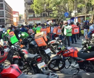 protesta uber eats, didi y rappi