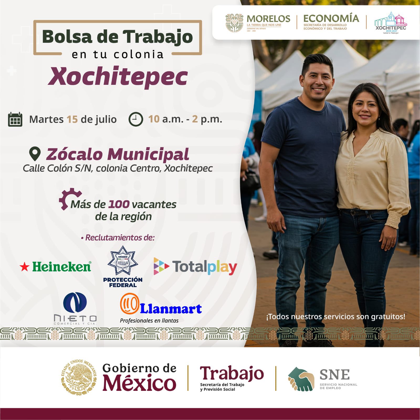 ACERCA GOBIERNO ESTATAL OPORTUNIDADES LABORALES A LA POBLACIÓN