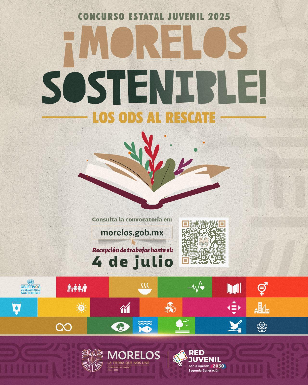 CON GRAN RESPUESTA CONCLUYÓ LA INSCRIPCIÓN AL CONCURSO MORELOS SOSTENIBLE LOS ODS AL RESCATE