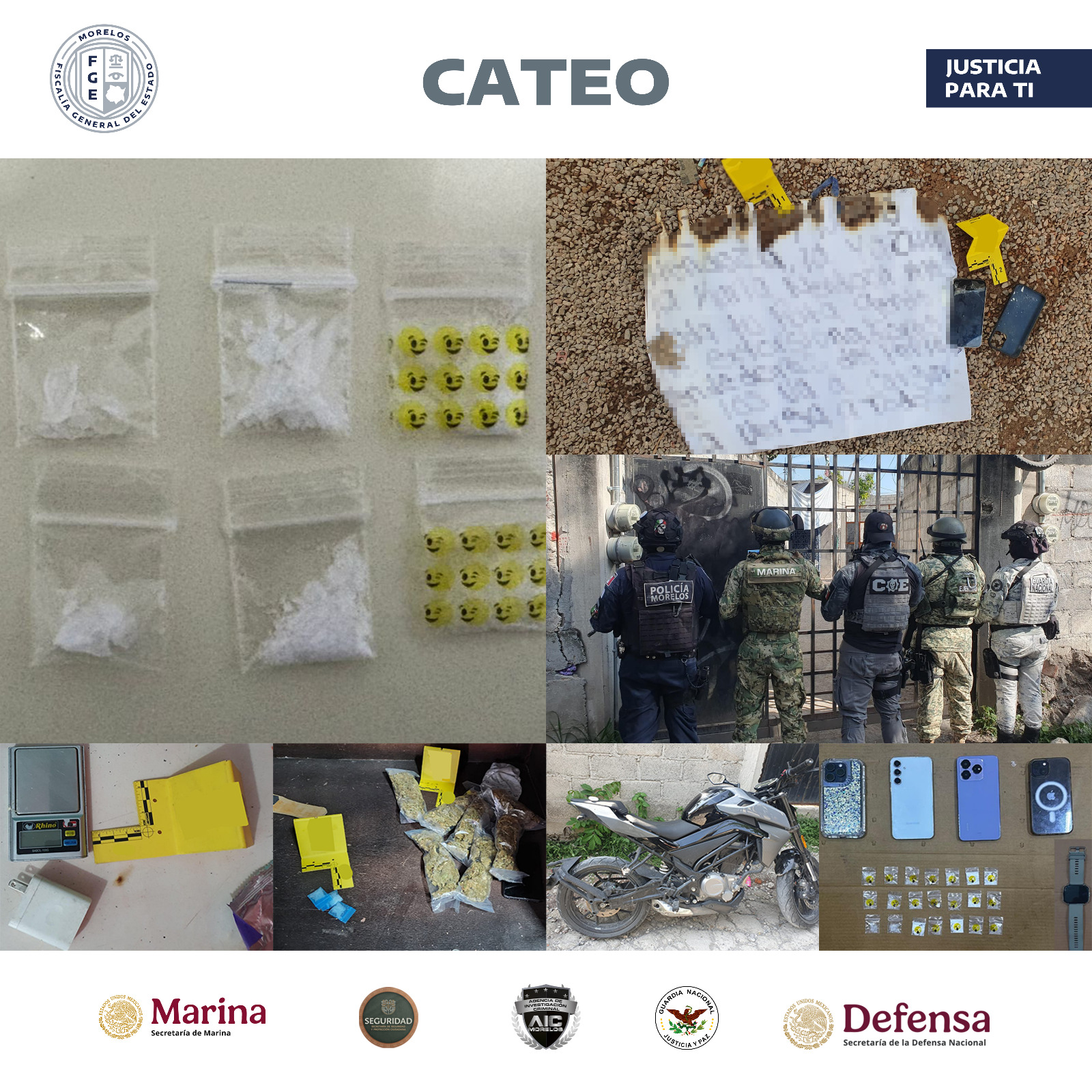 El COE desarticuló probable red dedicada al narcomenudeo en el municipio de Emiliano Zapata El COE desarticuló probable red dedicada al narcomenudeo en el municipio de Emiliano Zapata