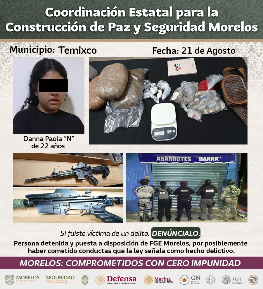 PRESENTAN INTEGRANTES DE LA MESA DE CONSTRUCCIÓN DE PAZ Y SEGURIDAD DETENCIONES RELEVANTES EN CUAUTLA Y ZONA SUR DE MORELOS PRESENTAN INTEGRANTES DE LA MESA DE CONSTRUCCIÓN DE PAZ Y SEGURIDAD DETENCIONES RELEVANTES EN CUAUTLA Y ZONA SUR DE MORELOS