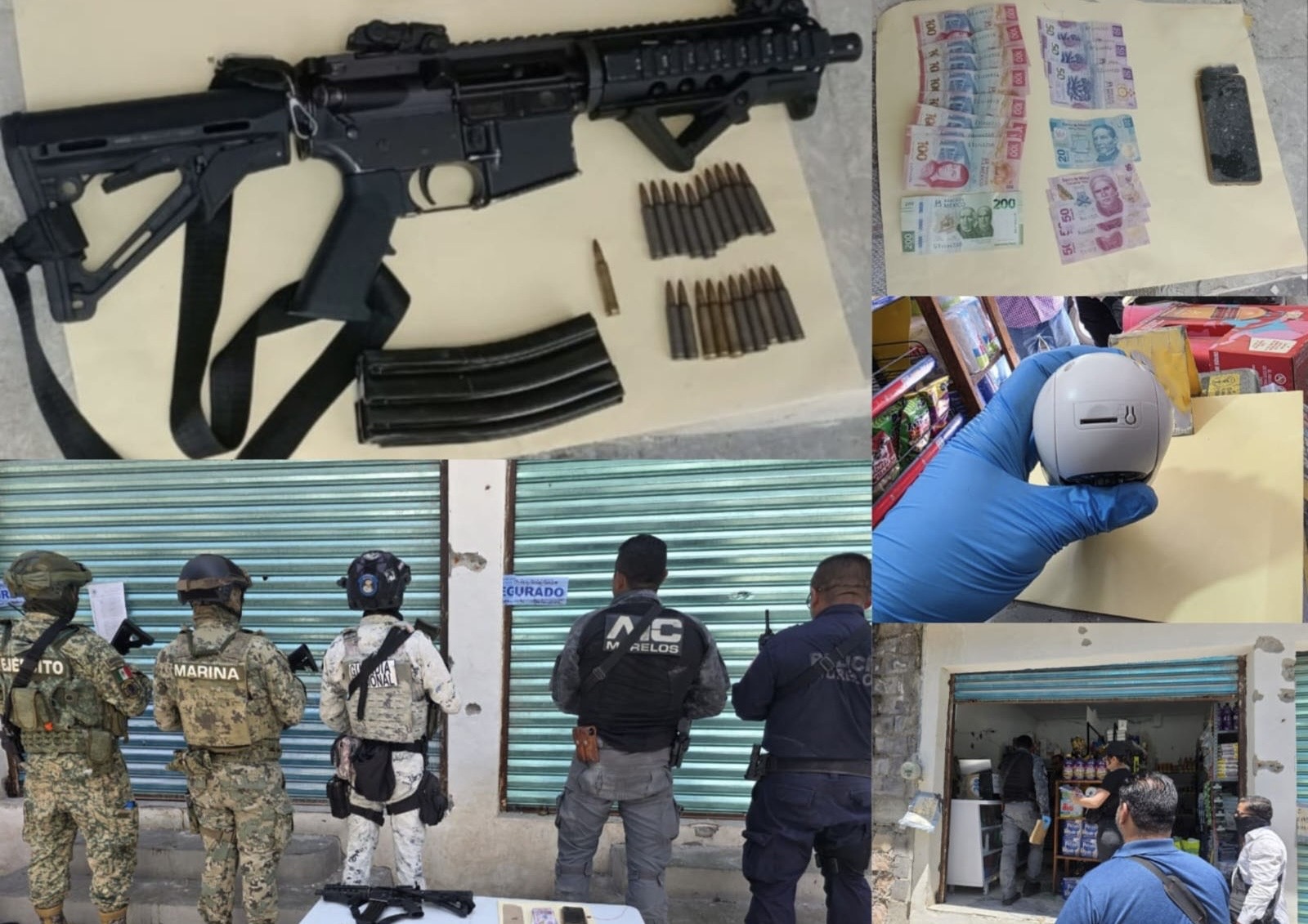 CATEA FISCALÍA REGIONAL ORIENTE UN INMUEBLE EN TEPALCINGO, RELACIONADO CON UN DOBLE HOMICIDIO