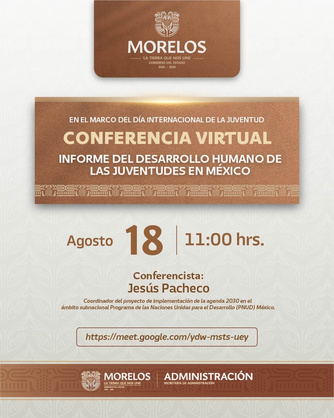 CAPACITA GOBIERNO DE MORELOS A SERVIDORES PÚBLICOS SOBRE EL DESARROLLO DE LAS JUVENTUDES