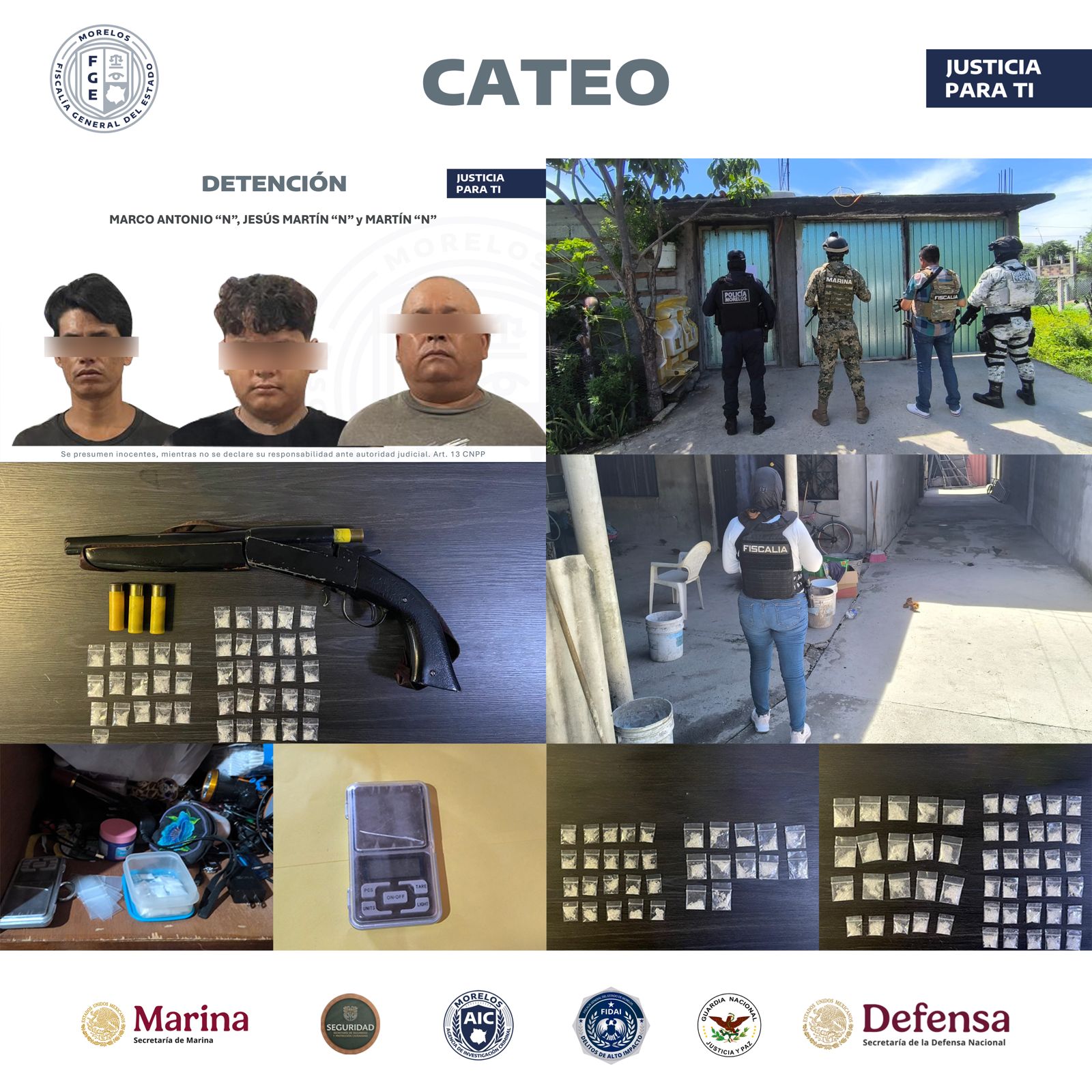 CATEA COE UNA VIVIENDA UTILIZADA, PRESUNTAMENTE, PARA LA VENTA DE NARCÓTICOS EN JOJUTLA CATEA COE UNA VIVIENDA UTILIZADA, PRESUNTAMENTE, PARA LA VENTA DE NARCÓTICOS EN JOJUTLA