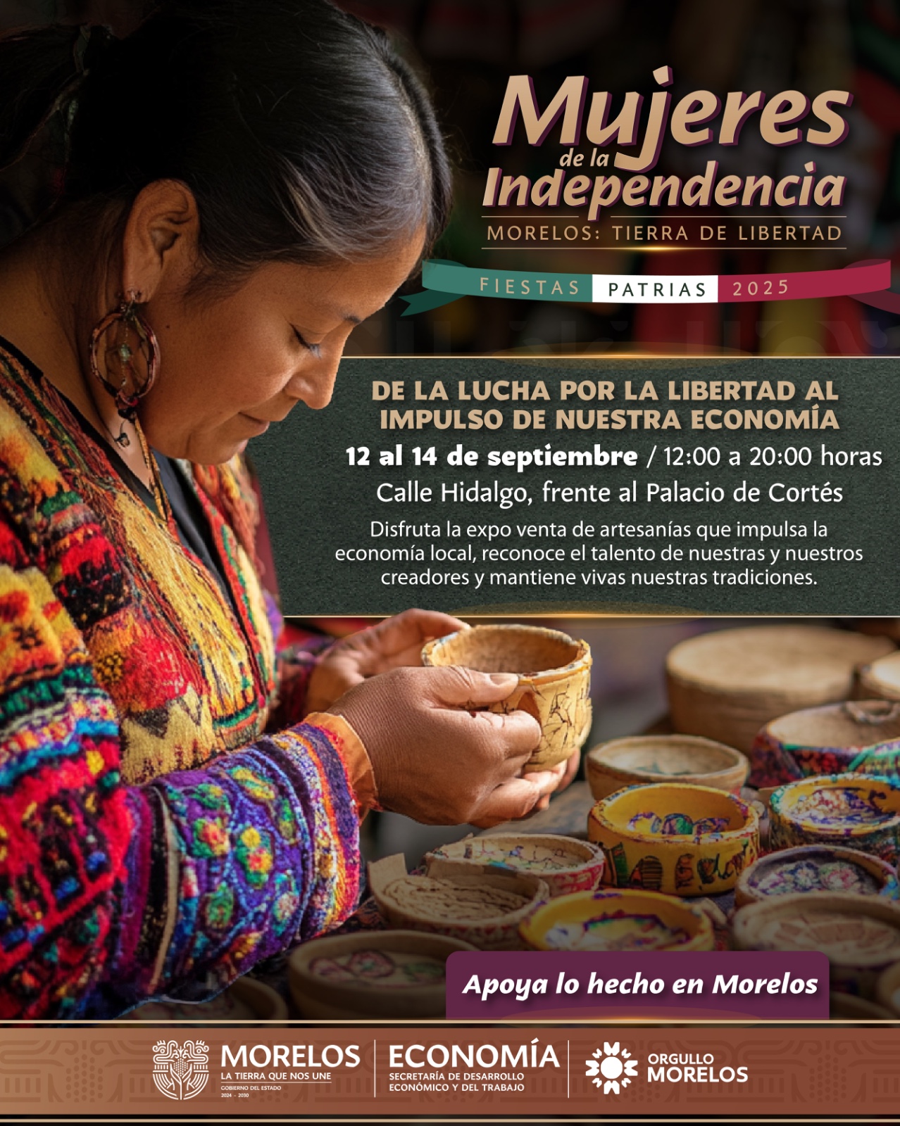 IMPULSA GOBIERNO DE MORELOS UNIÓN CULTURAL Y ECONÓMICA CON FERIA GASTRONÓMICA Y ARTESANAL IMPULSA GOBIERNO DE MORELOS UNIÓN CULTURAL Y ECONÓMICA CON FERIA GASTRONÓMICA Y ARTESANAL