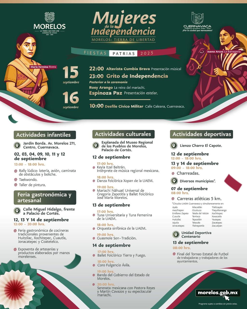 IMPULSA GOBIERNO DE MORELOS UNIÓN CULTURAL Y ECONÓMICA CON FERIA GASTRONÓMICA Y ARTESANAL IMPULSA GOBIERNO DE MORELOS UNIÓN CULTURAL Y ECONÓMICA CON FERIA GASTRONÓMICA Y ARTESANAL