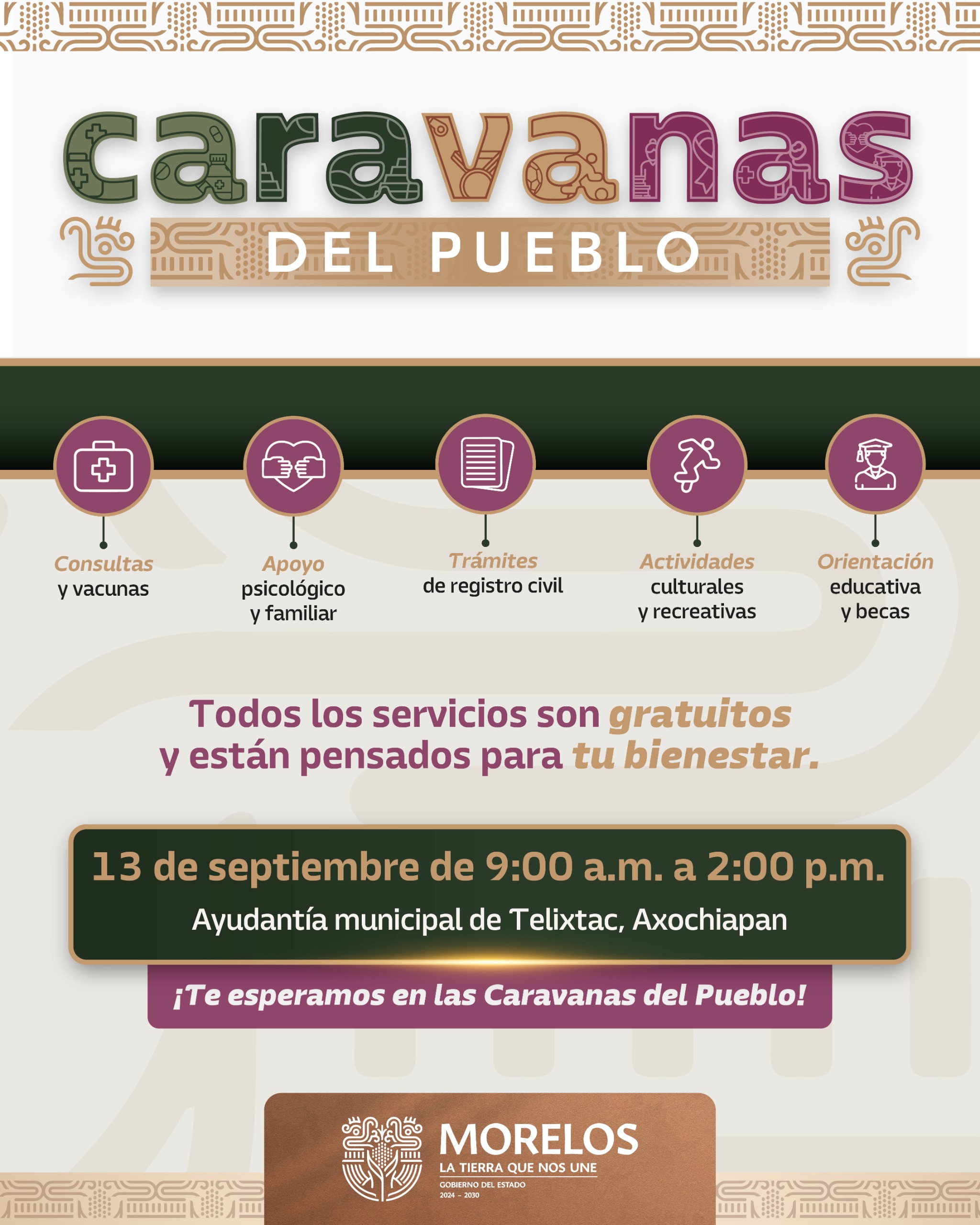 LLEGA A AXOCHIPAN LA DÉCIMO NOVENA JORNADA DE LAS CARAVANAS DEL PUEBLO “TERRITORIOS DE PAZ Y BUEN VIVIR”