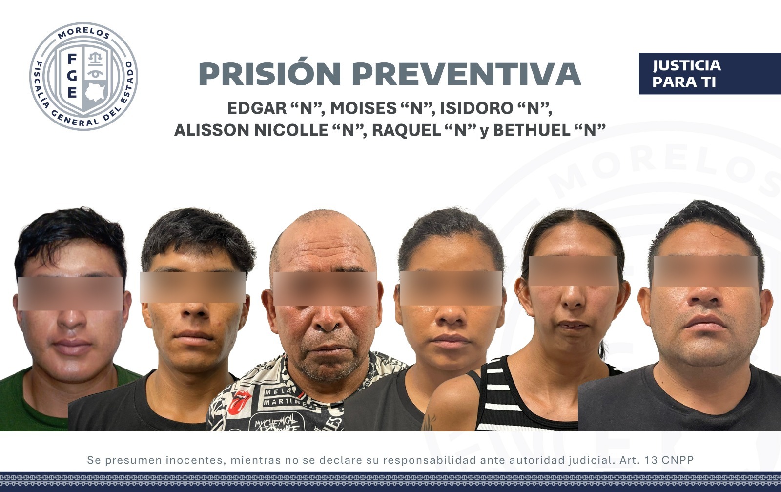 PRISIÓN PREVENTIVA PARA 12 IMPUTADOS POR OPERATIVO INTERINSTITUCIONAL EN TEMOAC