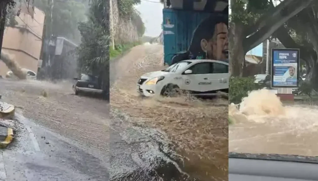 colapsan calles en cuernavaca