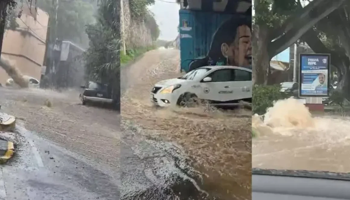 colapsan calles en cuernavaca