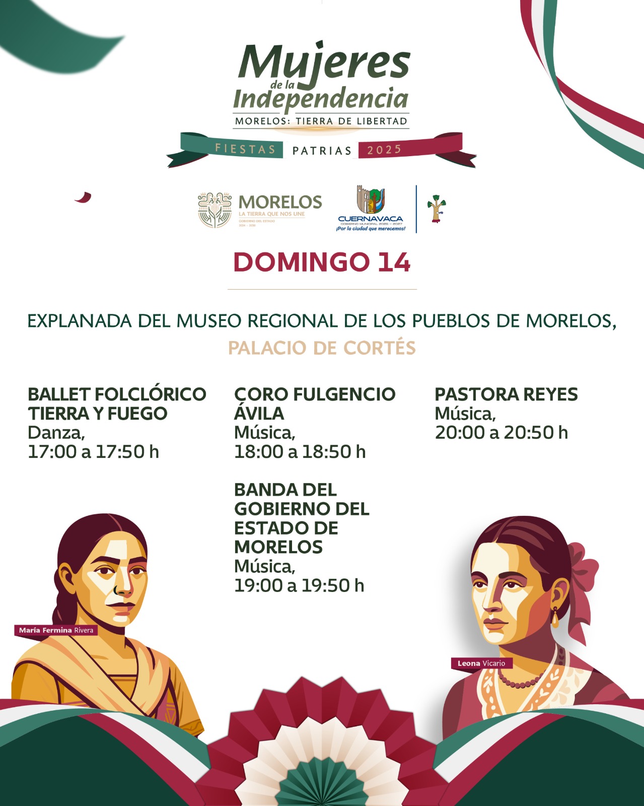 MORELOS CELEBRARÁ LAS FIESTAS PATRIAS CON UNA PROGRAMACIÓN ARTÍSTICA Y CULTURAL MORELOS CELEBRARÁ LAS FIESTAS PATRIAS CON UNA PROGRAMACIÓN ARTÍSTICA Y CULTURAL