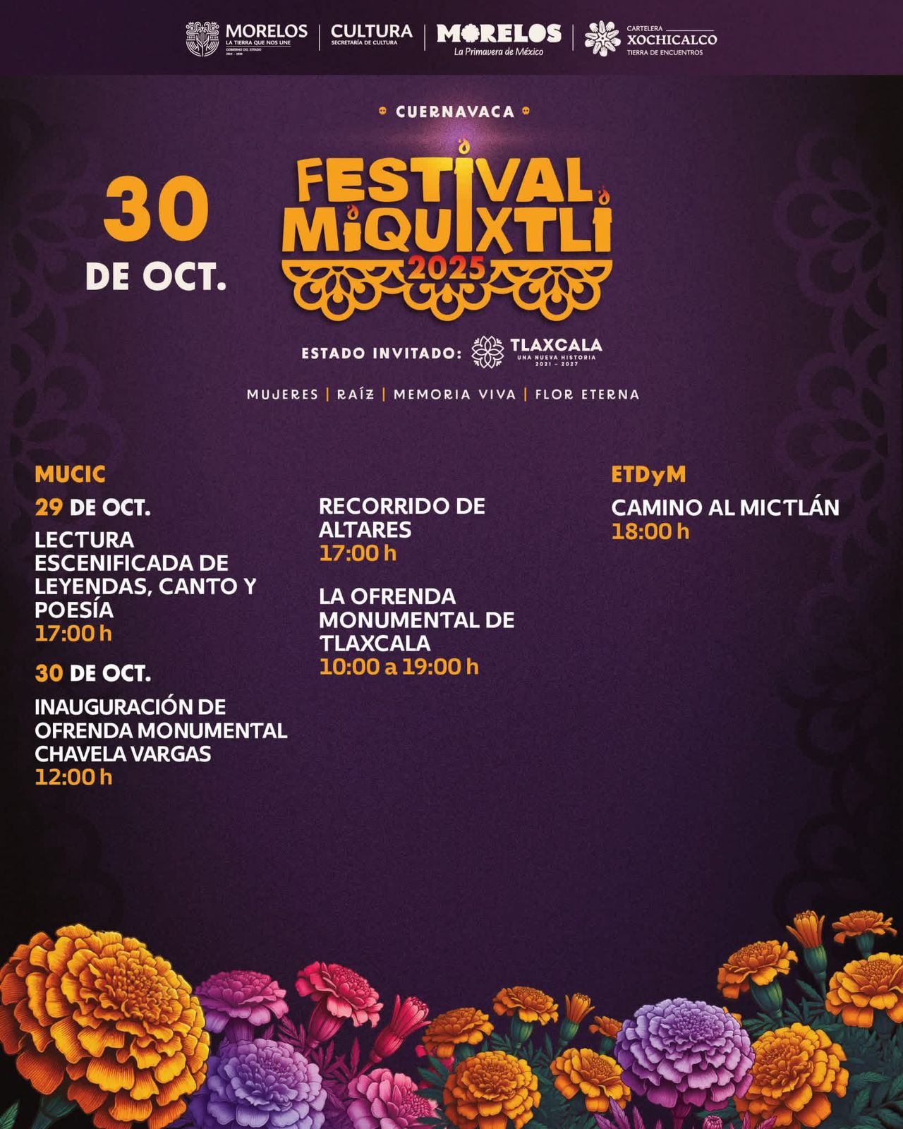 CELEBRARÁ MIQUIXTLI 2025 LA VIDA Y EL TALENTO MORELENSE CON UNA CARTELERA ARTÍSTICA IMPERDIBLE CELEBRARÁ MIQUIXTLI 2025 LA VIDA Y EL TALENTO MORELENSE CON UNA CARTELERA ARTÍSTICA IMPERDIBLE